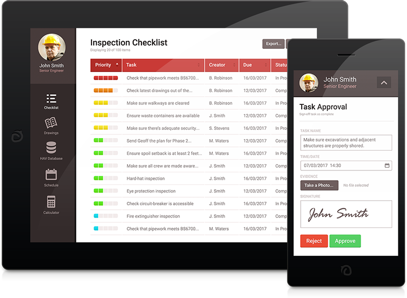 nutshell tablet and smartphone view